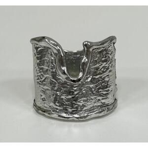 Silver Hinged Cuff Bracelet like Tiffany Split Bone Cuff